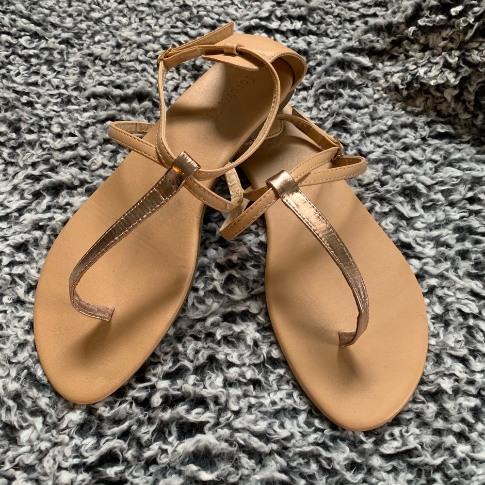 Strappy Buckle Sandals